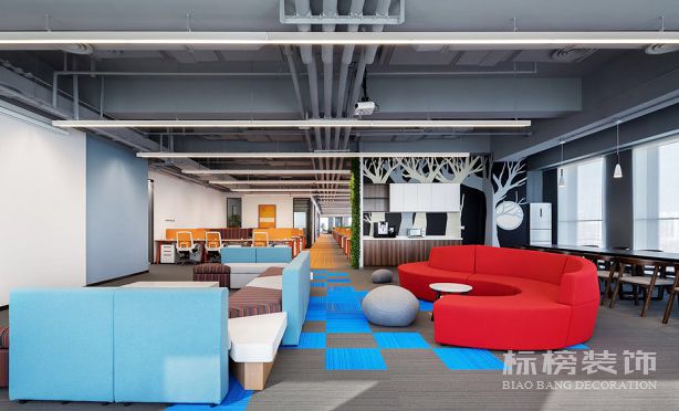 辦公室寫字樓裝修設(shè)計色彩準則